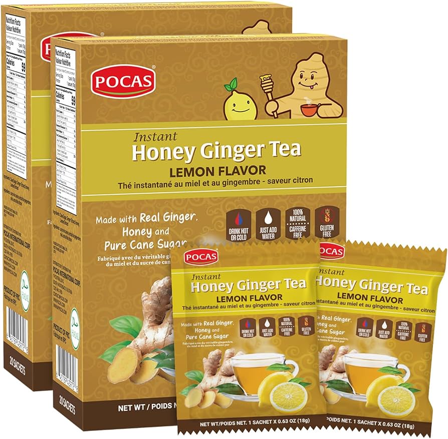 Pocas- instant honey ginger tea